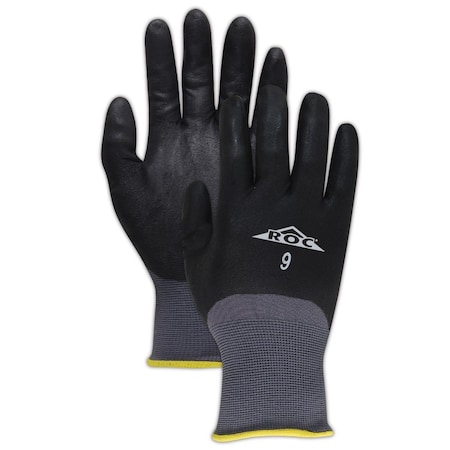 Magid Coated Gloves, 4 Abrasion Level, Gray, 11 12 PK GP110-11